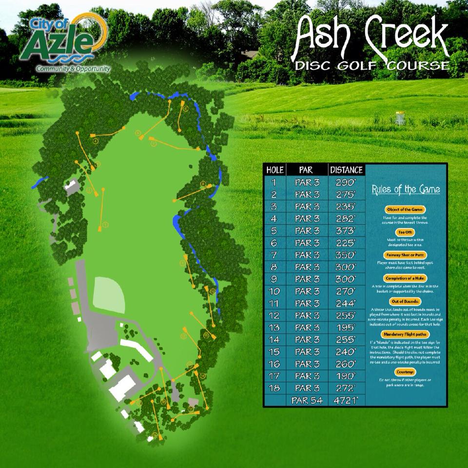 Ash Creek Park Professional Disc Golf Association