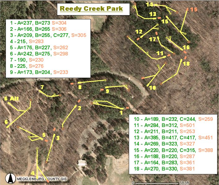 Reedy Creek Park Professional Disc Golf Association