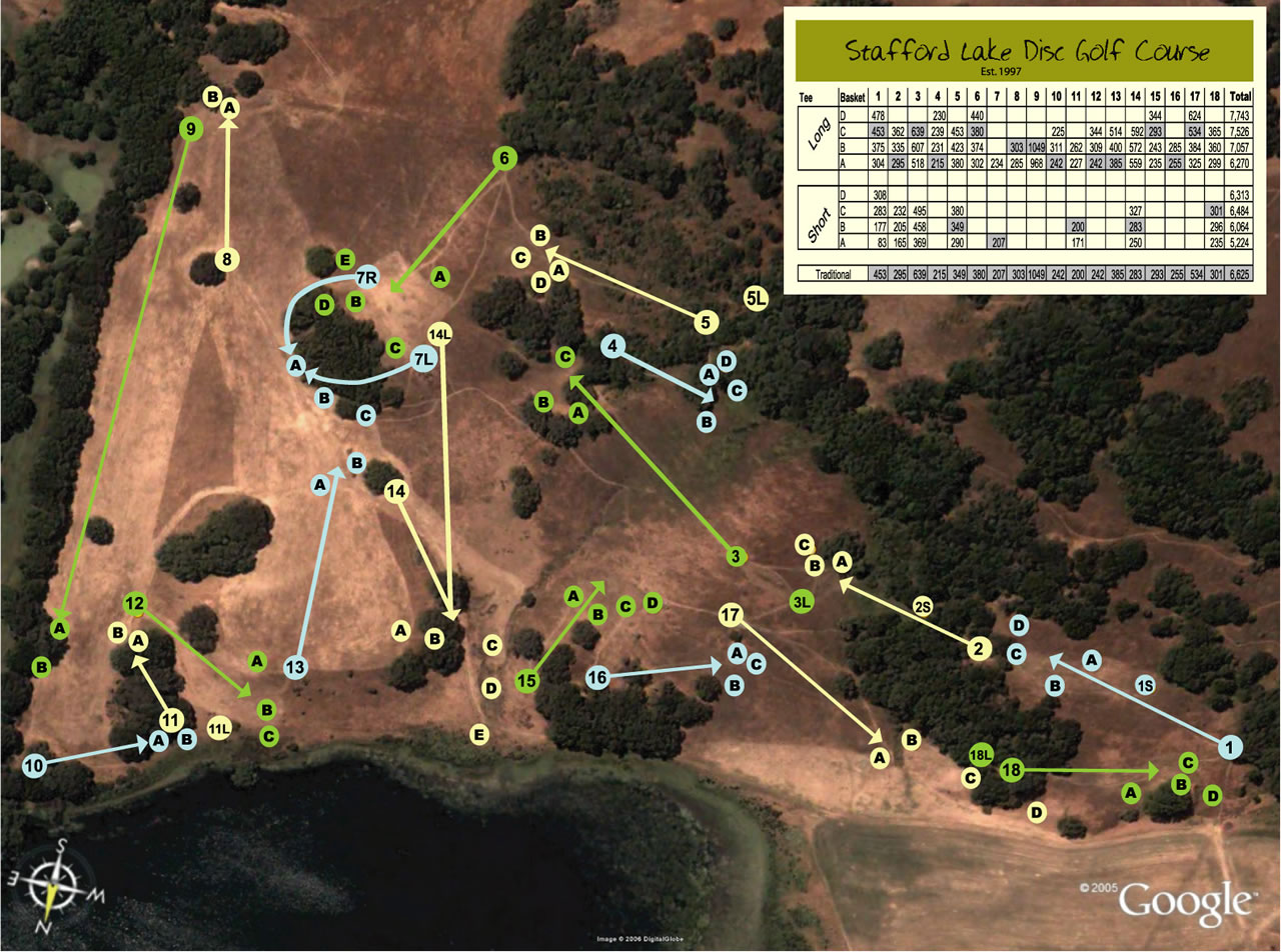 Stafford Lake County Park Professional Disc Golf Association