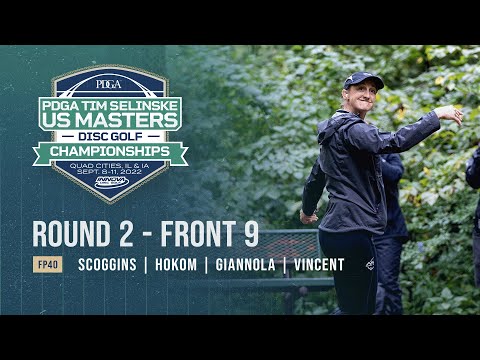 2022 PDGA Tim Selinske U S Masters FP40 R2F9 Scoggins Hokom