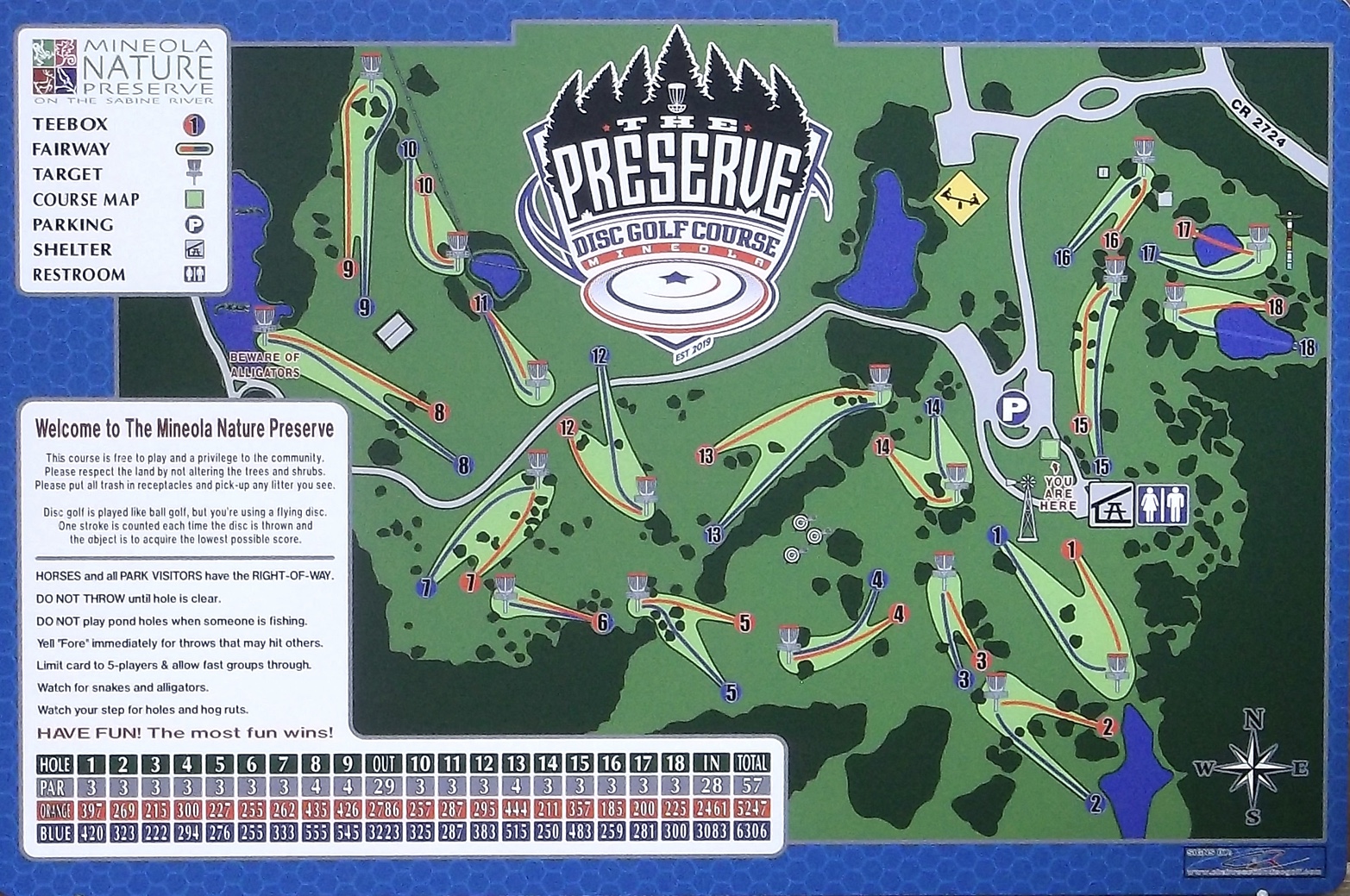 The Preserve at Mineola Nature Preserve | Professional Disc Golf 