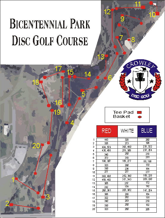 Bicentennial Disc Golf Course Professional Disc Golf Association