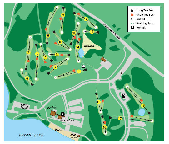 Bryant Lake Park Map