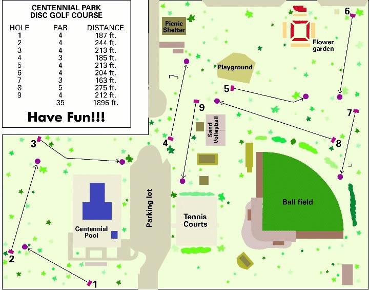 Centennial Park Professional Disc Golf Association