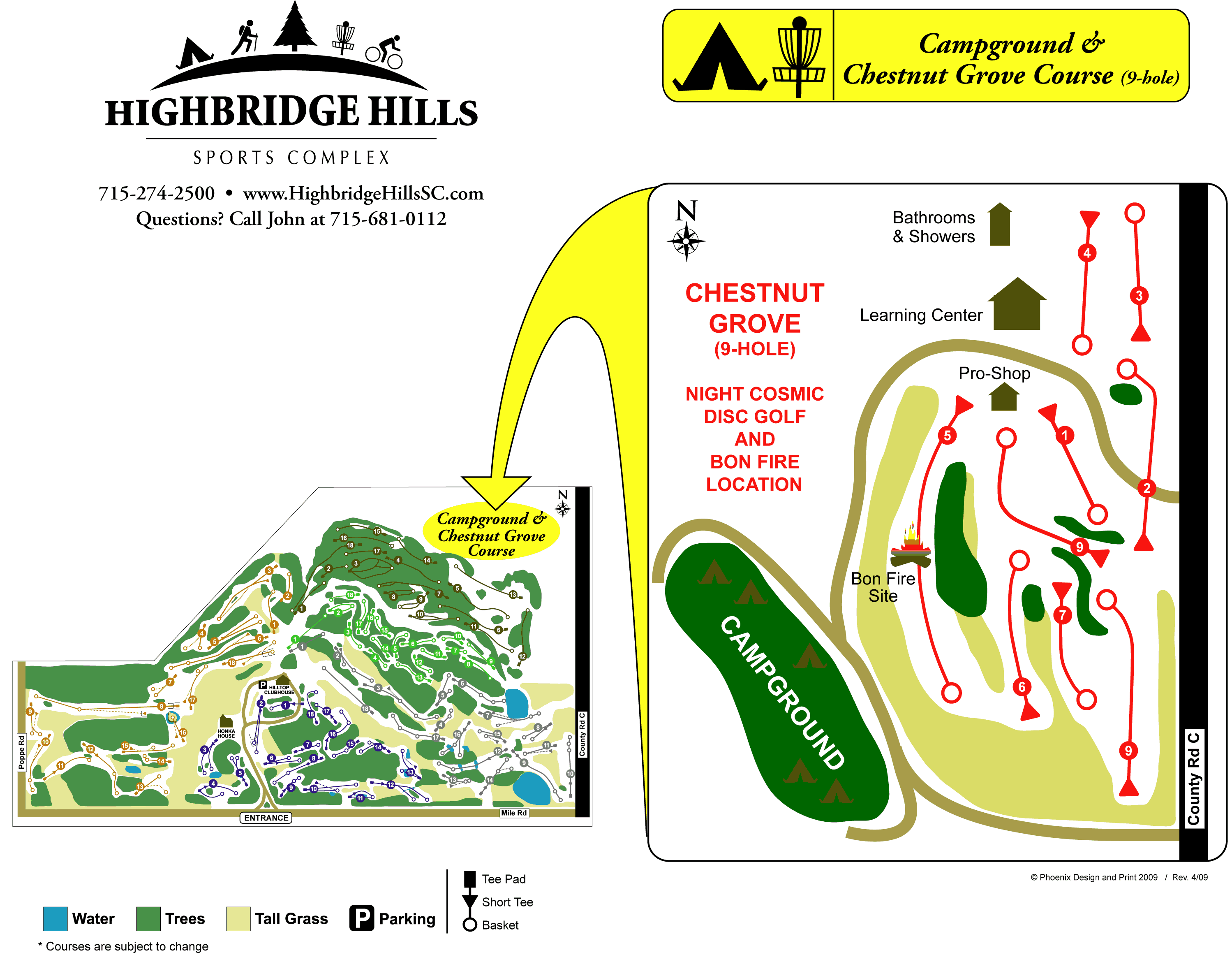 Highbridge Hills Chestnut Grove Professional Disc Golf Association