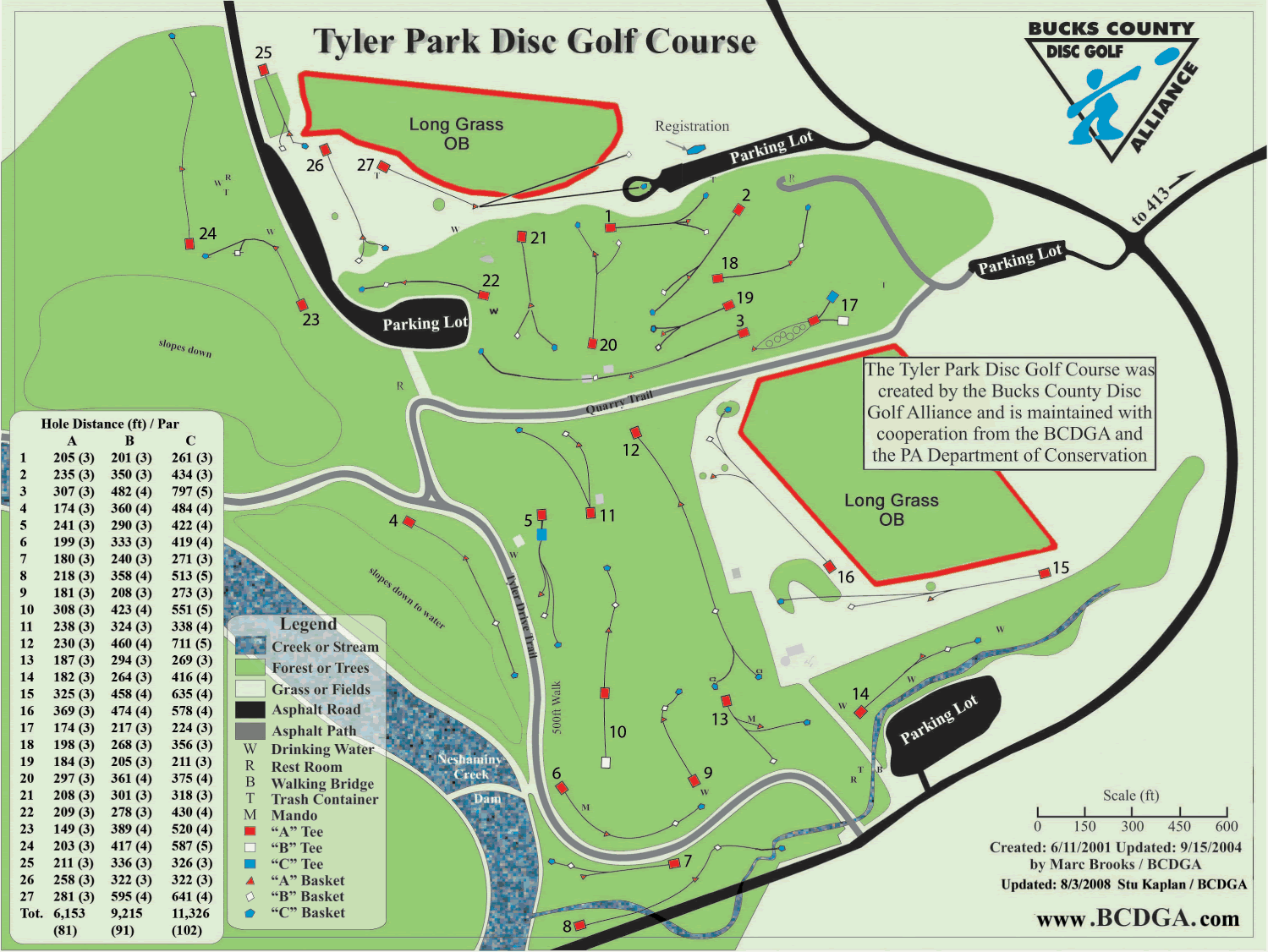 Tyler state park disc golf