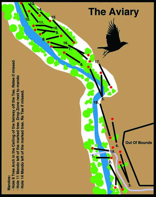 The Aviary Disc Golf Course Professional Disc Golf Association