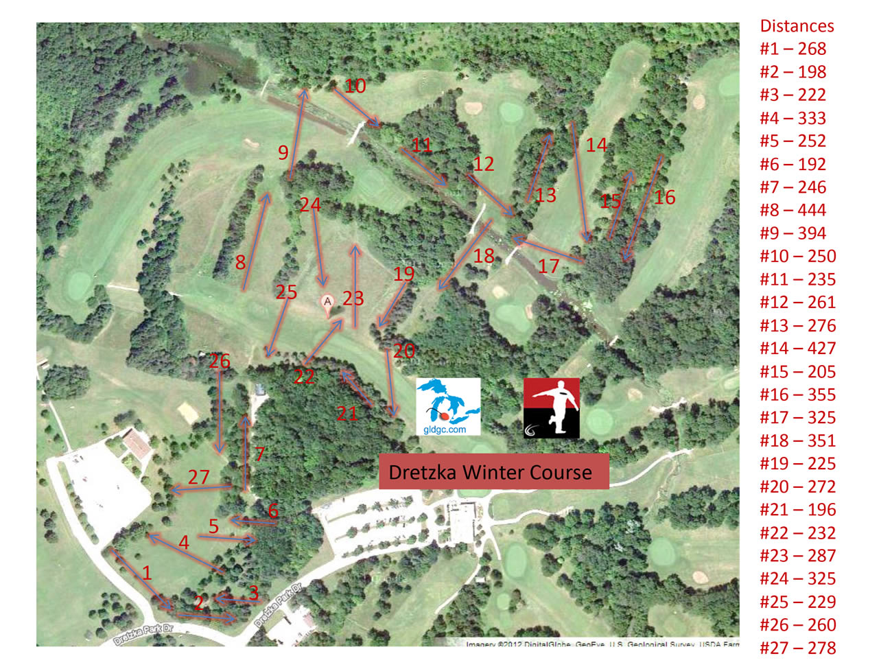 Dretzka Park Winter Professional Disc Golf Association