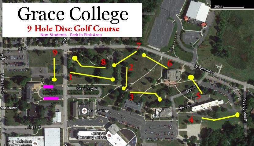 Grace College Campus Map