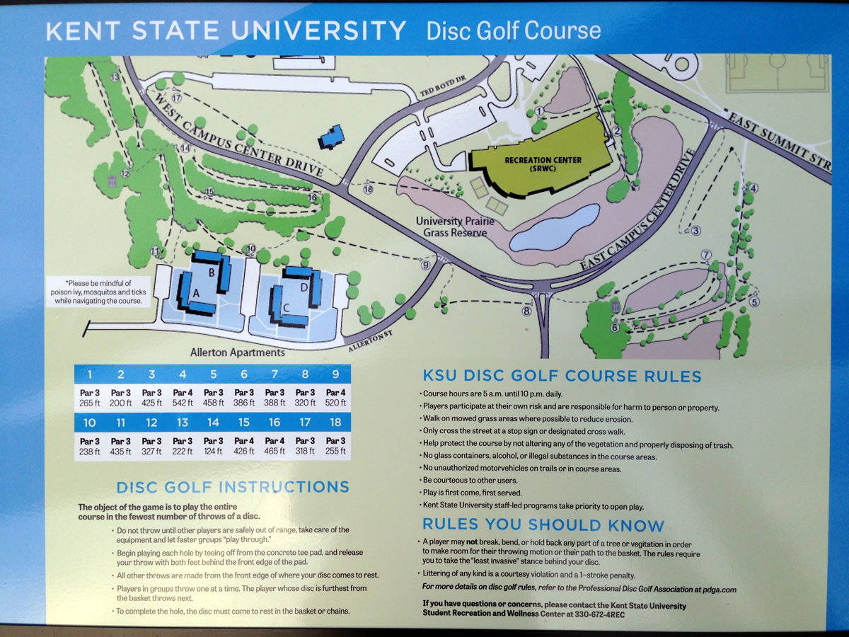 Kent State University Professional Disc Golf Association