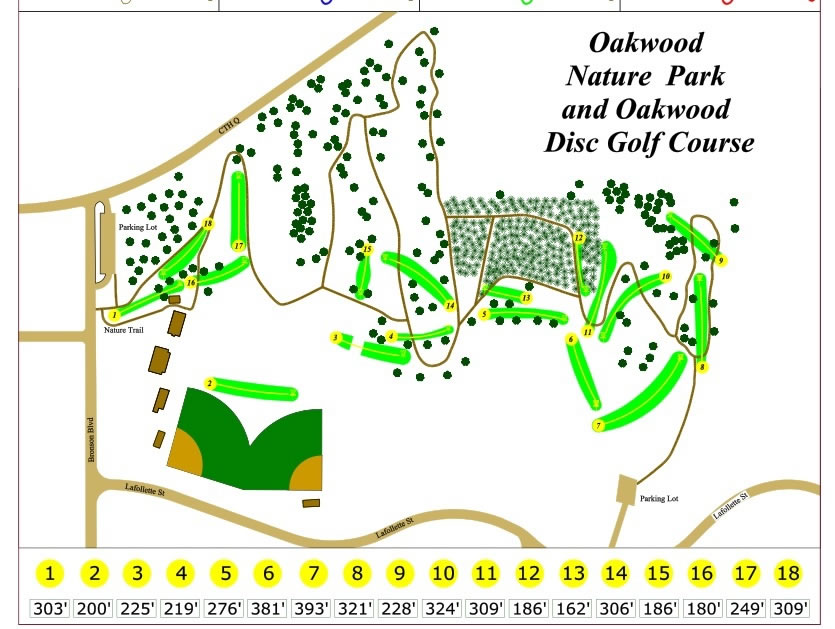 Oakwood Nature Park Professional Disc Golf Association