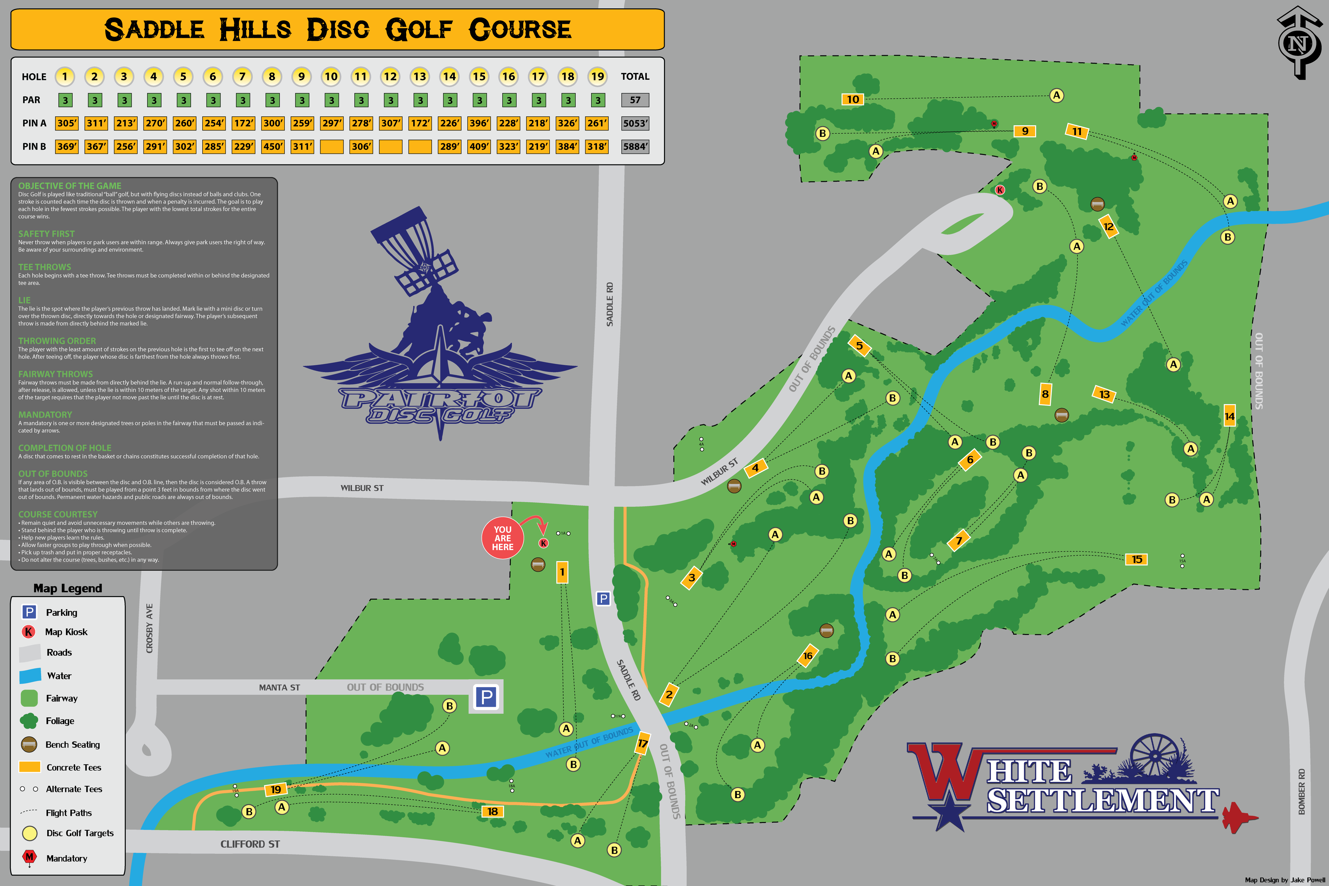 Saddle Hills Disc Golf Course Professional Disc Golf Association