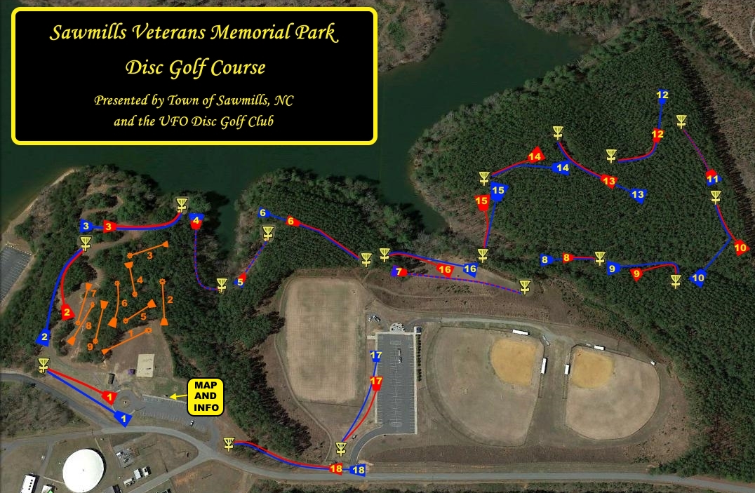 Sawmills Veterans Park Original 18 Professional Disc Golf Association