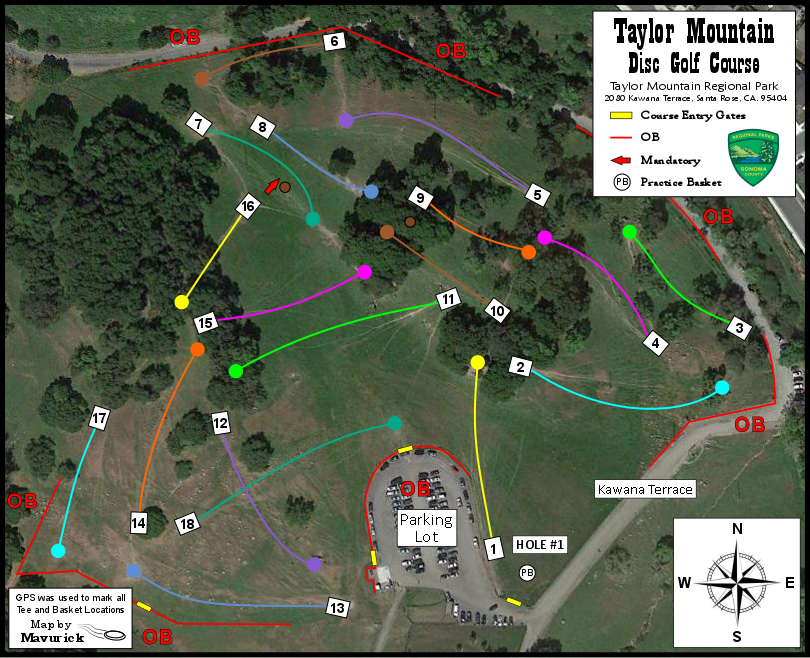 Taylor Mountain Disc Golf Course Professional Disc Golf Association