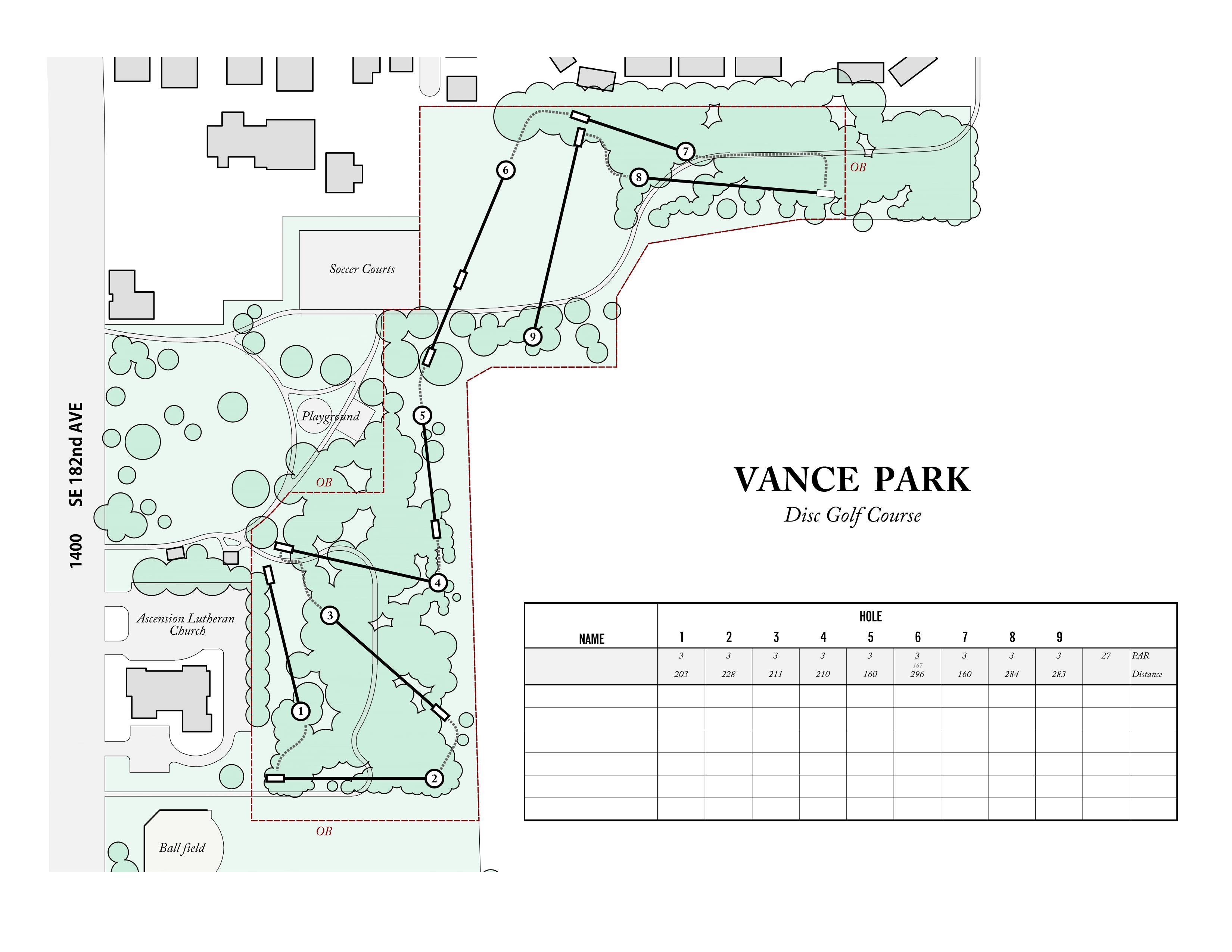 Vance Park | Professional Disc Golf Association