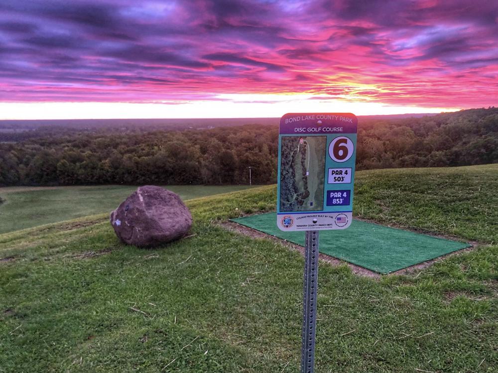 Bond Lake Park Disc Golf Course Professional Disc Golf Association