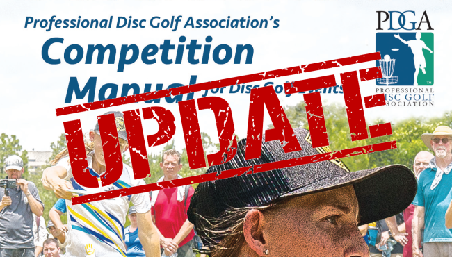 Changes to PDGA Official Rules of Disc Golf and Competition Manual for 2021 Professional Disc Golf Association