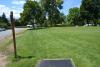 Hole #1: Basket is to the right of the rightmost tree