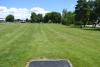 Hole #1: Basket is to the right of the rightmost tree