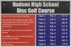 Hudson High School Disc Golf Course