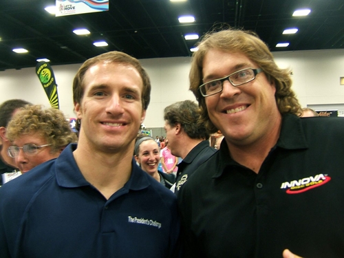 Jay with Drew Brees