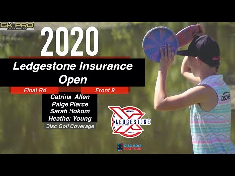 2020 Discraft Ledgestone Insurance Open Final F9 Allen Pierce Hokom Young Gkpro Disc Golf Professional Disc Golf Association